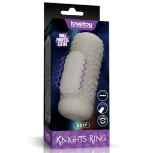 Knights Ring Funda para el Pene y Estimulador Drip