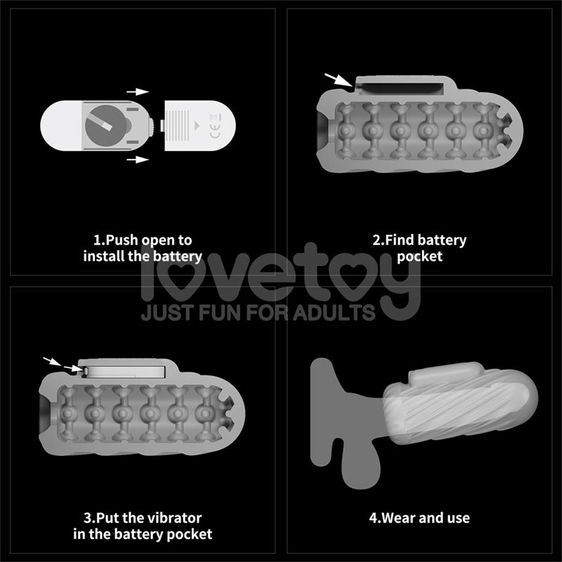 Knights Ring Funda para el Pene y Estimulador Spiral - Imagen 14