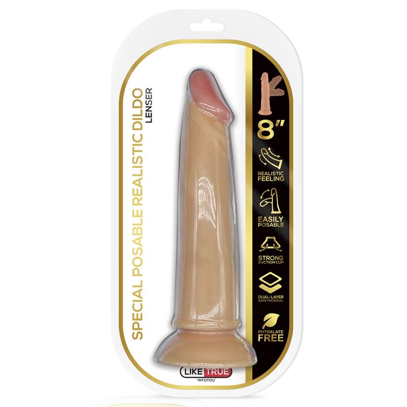 Lenser Dildo Realista Articulable-Posable 8 Natural - Imagen 4