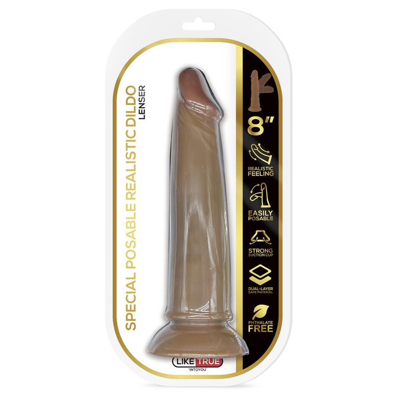 Lenser Dildo Realista Articulable-Posable Dildo 8 Marrón - Imagen 4