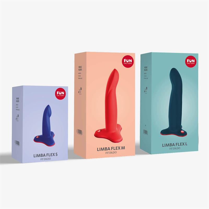 Limba Flex Dildo Talla M Flashy Coral - Imagen 4