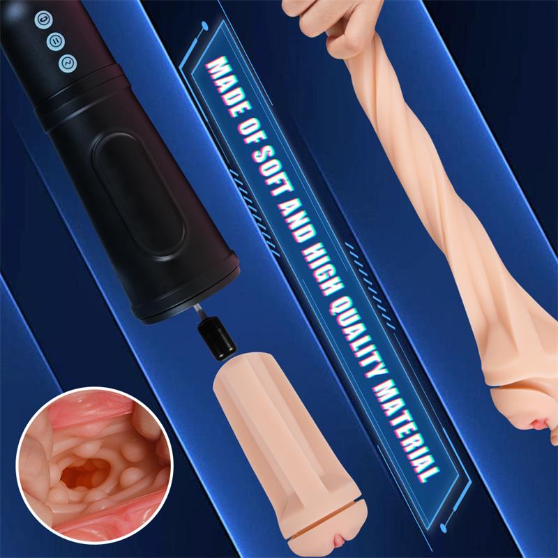 Locker Masturbador con Vibración y Efecto Succión Vagina - Imagen 4