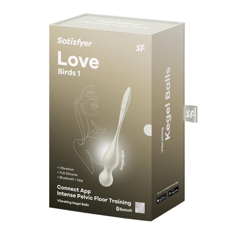Love Birds 1 Bolas Kegel con APP Blanco - Imagen 3