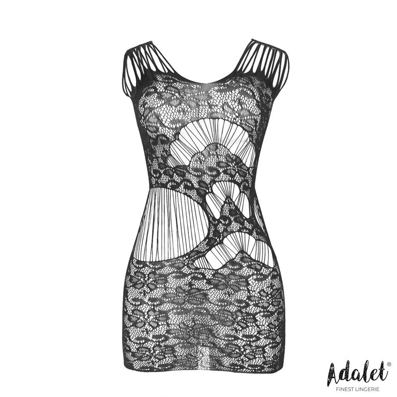 Luna Bodystocking Patrón Geométrico y Floral - Imagen 4