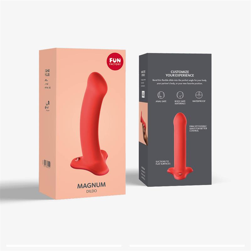 Magnum Dildo Flashy Coral - Imagen 7