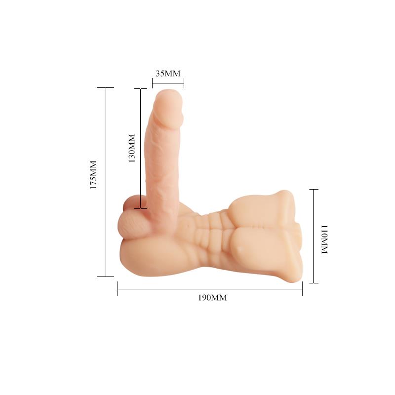 Masturbador Bigger Man Color Natural - Imagen 5