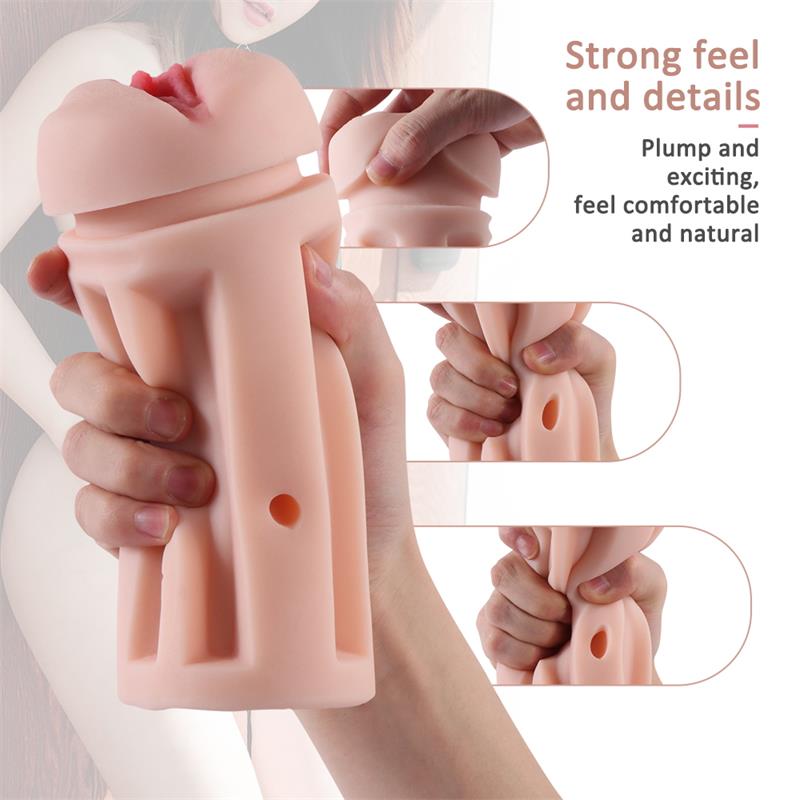 Masturbador Masculino Vagina Botella de Licor - Imagen 8