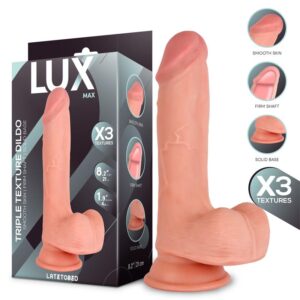 Max Dildo Triple Densidad con Testículos 8.2