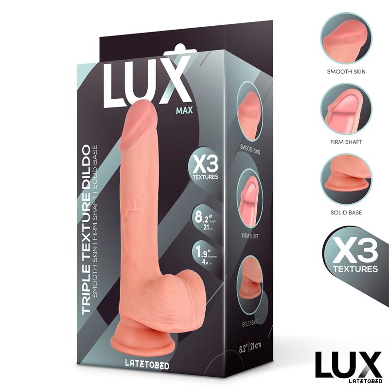 Max Dildo Triple Densidad con Testículos 8.2 - Imagen 7