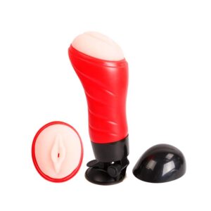 Men's stroker,  removable soft tpr sleeve, voice,