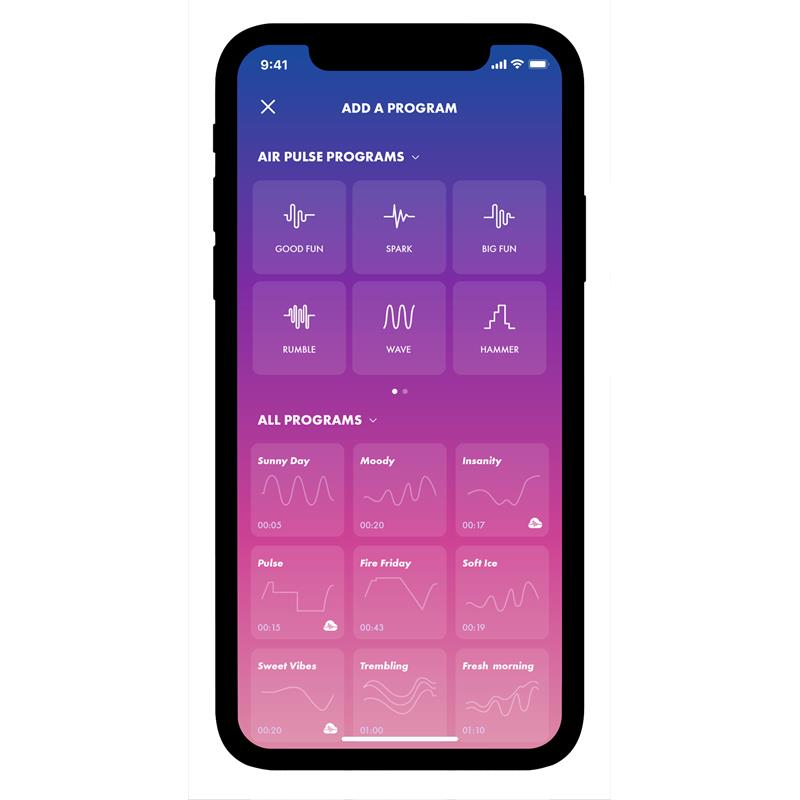 Mighty One Anillo Vibrador con APP Azul - Imagen 5