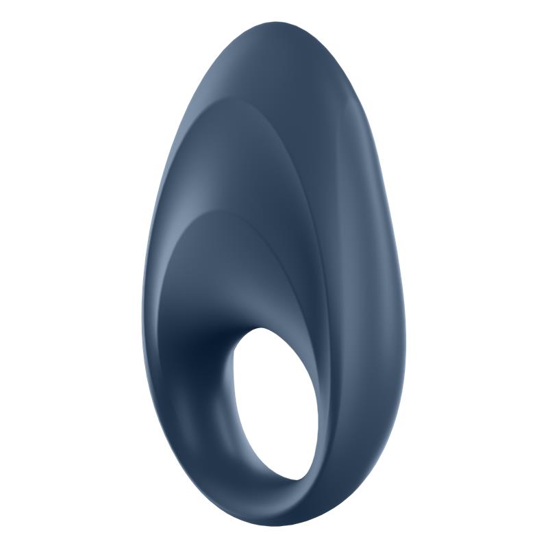 Mighty One Anillo Vibrador con APP Azul - Imagen 8