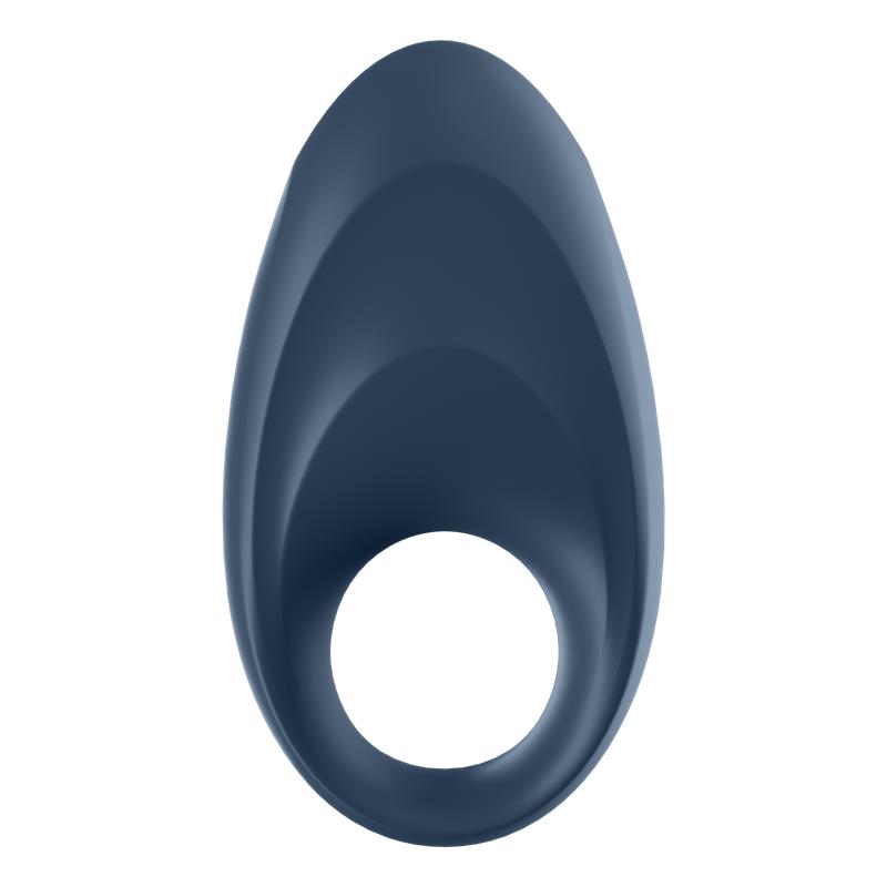 Mighty One Anillo Vibrador con APP Azul - Imagen 11