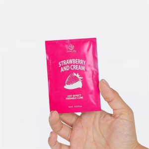 Monodosis Lubricante Fresas con Nata 10 ml