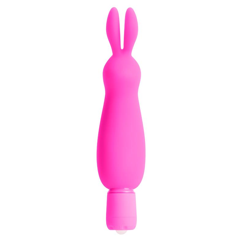 Neon Mini Vibrador Luv Bunny Rosa - Imagen 4