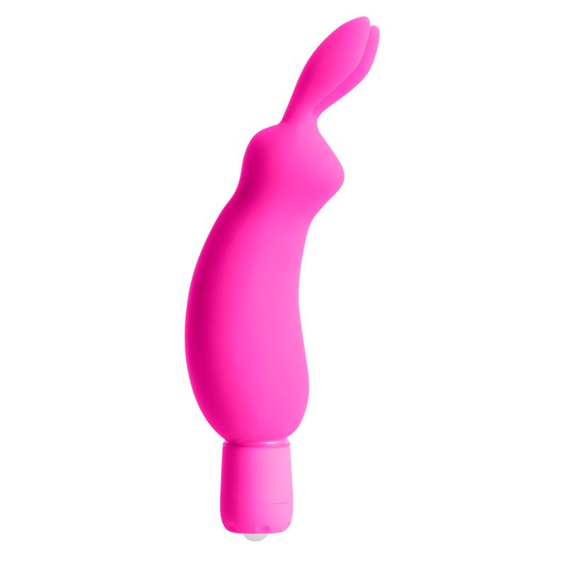 Neon Mini Vibrador Luv Bunny Rosa - Imagen 5