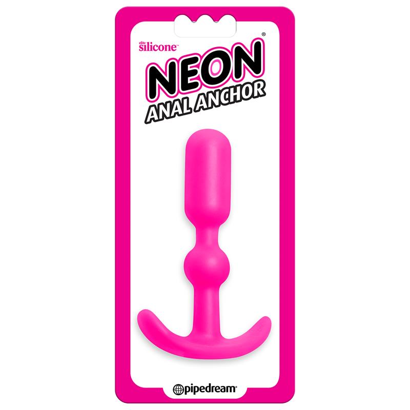 Neon Plug Anal Ancho Rosa - Imagen 3