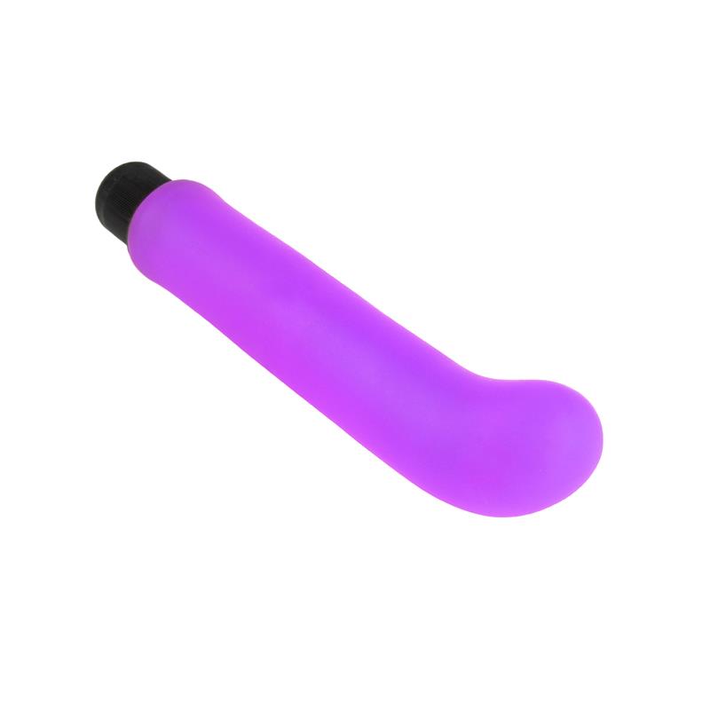 Neon Vibrador XL Luv Touch G-Spot Softees Púrpura - Imagen 5