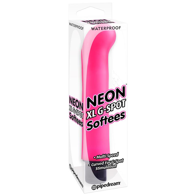 Neon Vibrador XL Luv Touch G-Spot Softees Rosa - Imagen 3