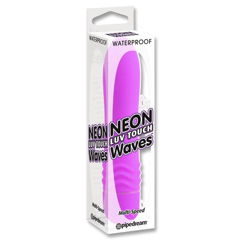 Neon Vibrador Luv Touch Waves Púrpura - Imagen 3