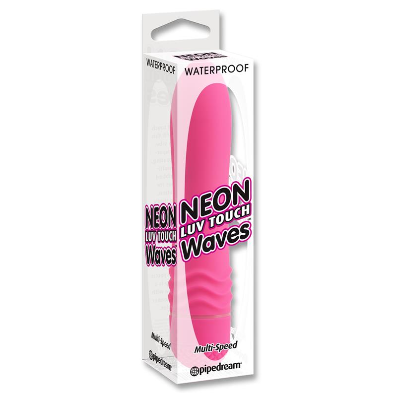 Neon Vibrador Luv Touch Waves Rosa - Imagen 5
