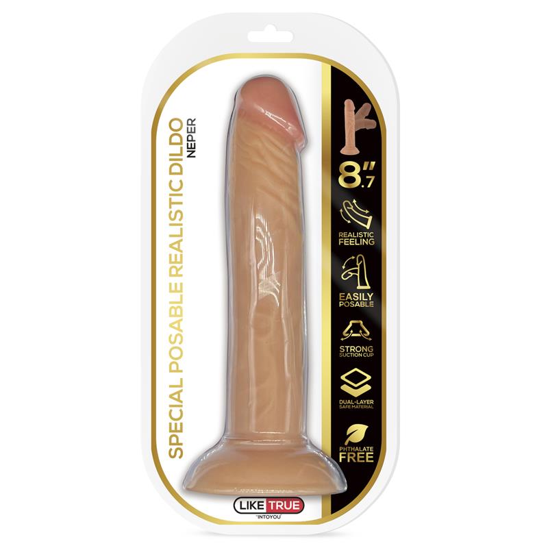 Neper Dildo Realista Articulable-Posable 8.7 Natural - Imagen 4