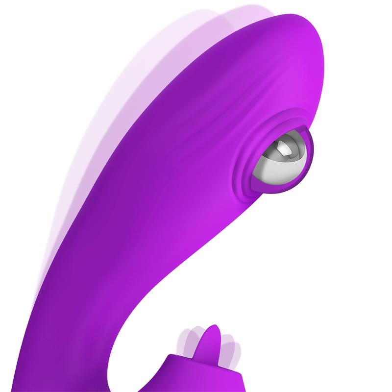 No. TwentyOne Vibrador con Bola Pulsante y Lengua Estimuladora - Imagen 4