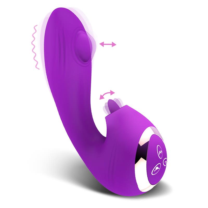 No. TwentyOne Vibrador con Bola Pulsante y Lengua Estimuladora - Imagen 6