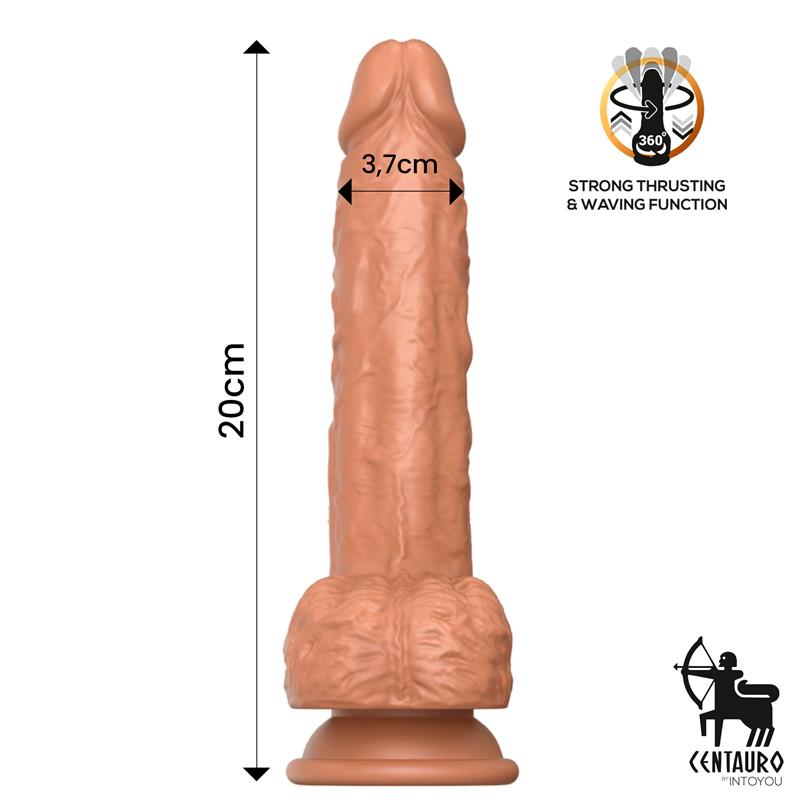 Octavius Dildo con Vibración, Thrusting y Waving 360º 7.8 - 20 cm - Imagen 3