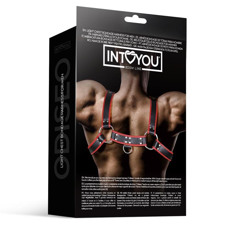 Odiseo Arnés Masculino para el Pecho Cuero Vegano - Imagen 5