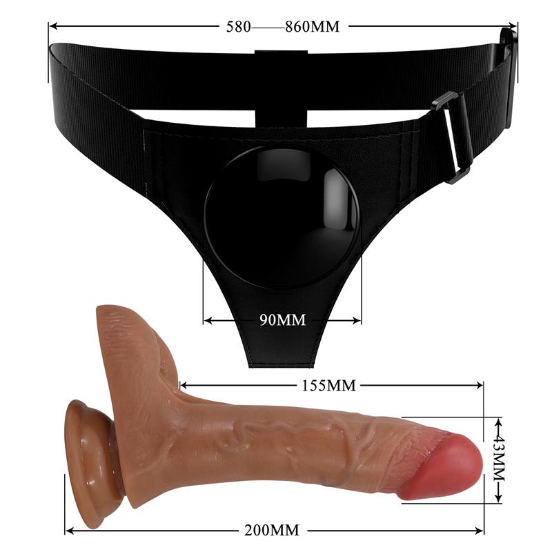 Oher Arnés con Dildo con vibración y Función Squirt - Imagen 3