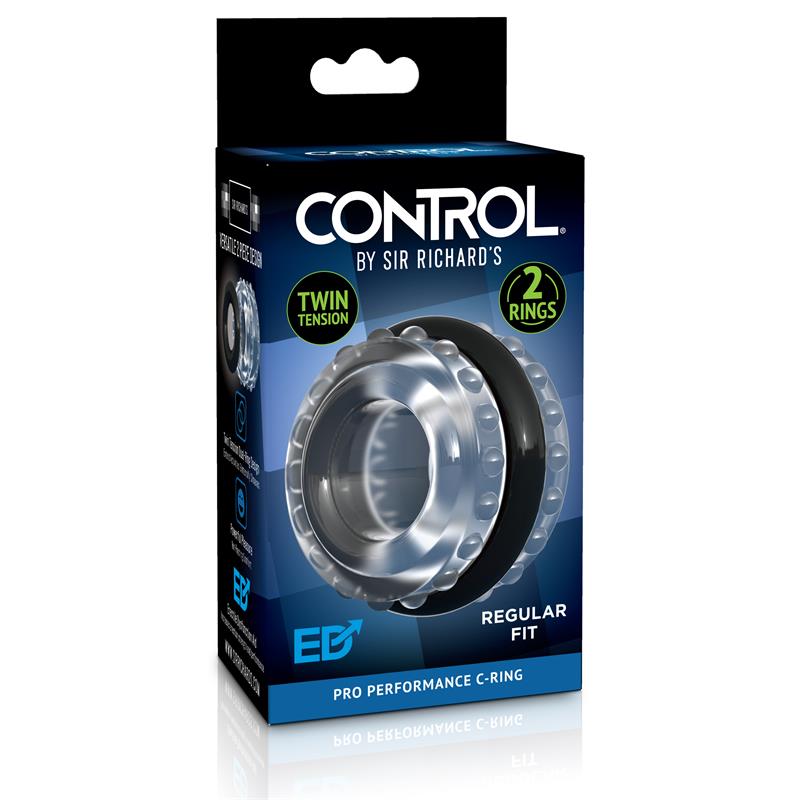 Pack Anillo Pro Performance C-Ring Negro - Imagen 3