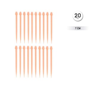 Pinchos Forma de Pene 20 unidades