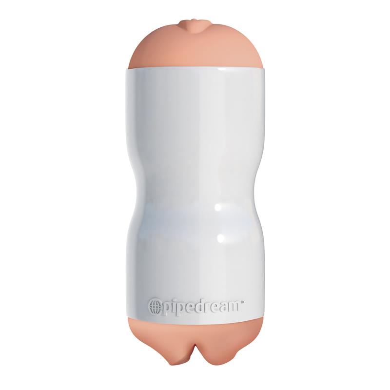 Pipedream Extreme Toyz Masturbador Tight Grip Pussy & Mouth Color Blanco - Imagen 6