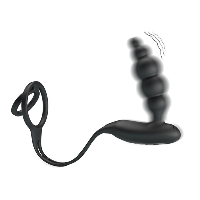 Plug Anal con Anillo para el Pene con Vibración - Imagen 7