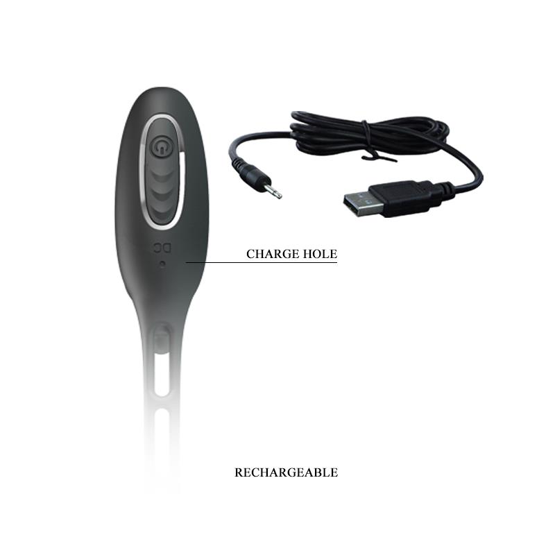 Plug Anal con Anillo para el Pene con Vibración - Imagen 9