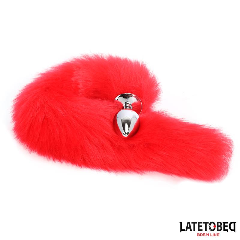 Plug Anal con Cola Rojo 40 cm - Imagen 5