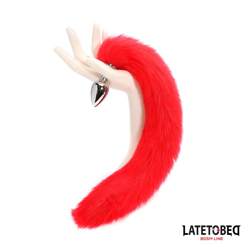 Plug Anal con Cola Rojo 40 cm - Imagen 11