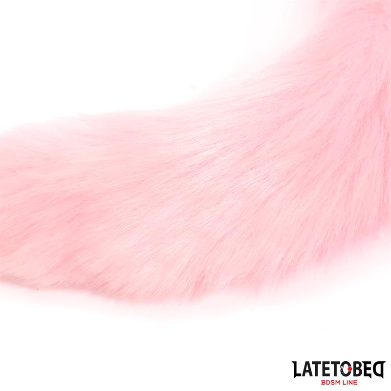 Plug Anal con Cola Rosa 40 cm - Imagen 5