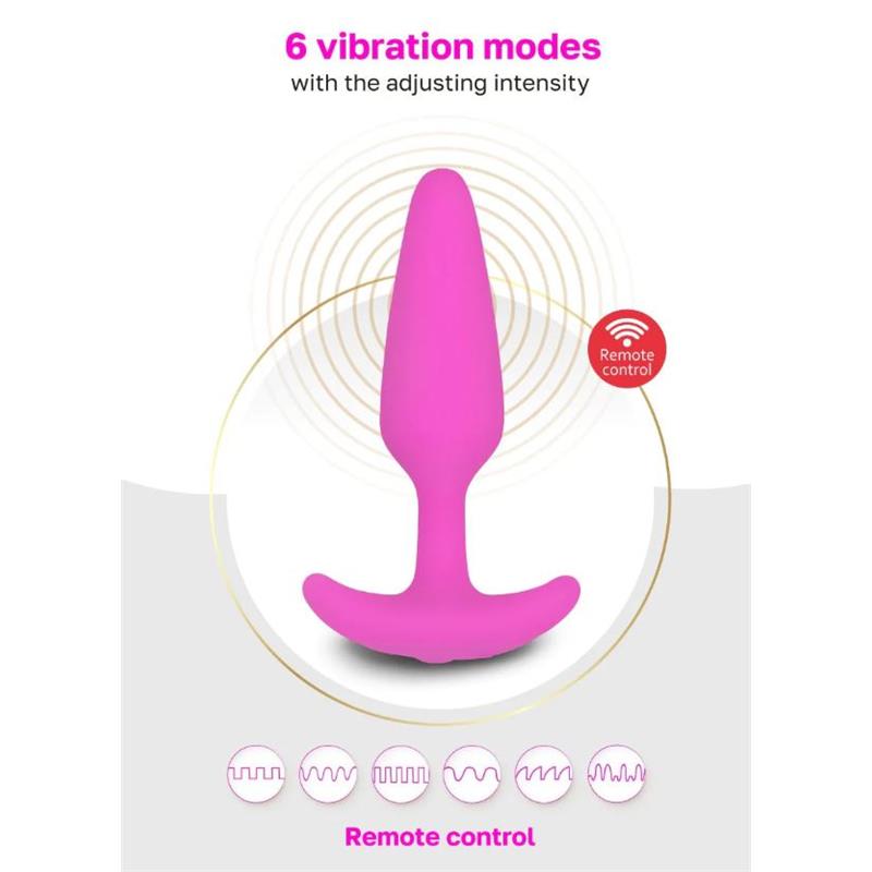 Plug Anal con Vibación Gplug XS Sunny Raspberry - Imagen 9