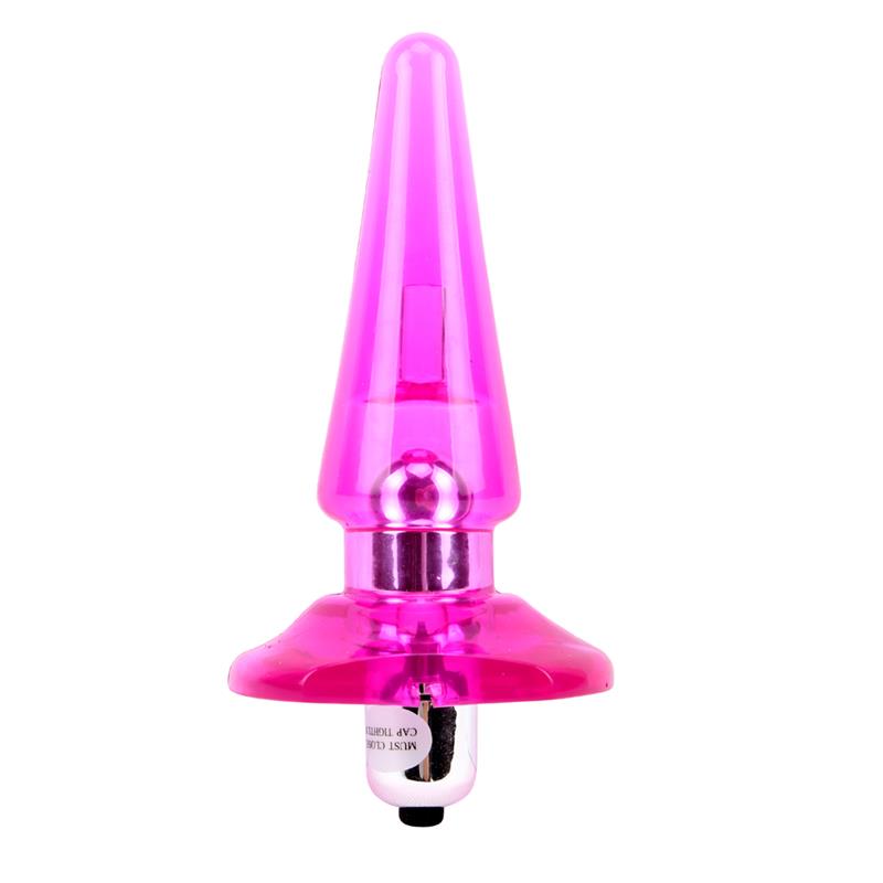 Plug Anal con Vibracion Nicoles 2.5 x 3.2 cm Rosa - Imagen 3