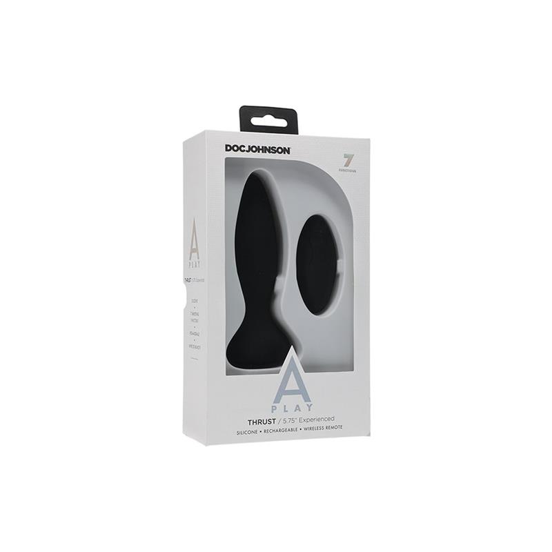 Plug Anal con Vibración Thrust Experienced Negro - Imagen 3