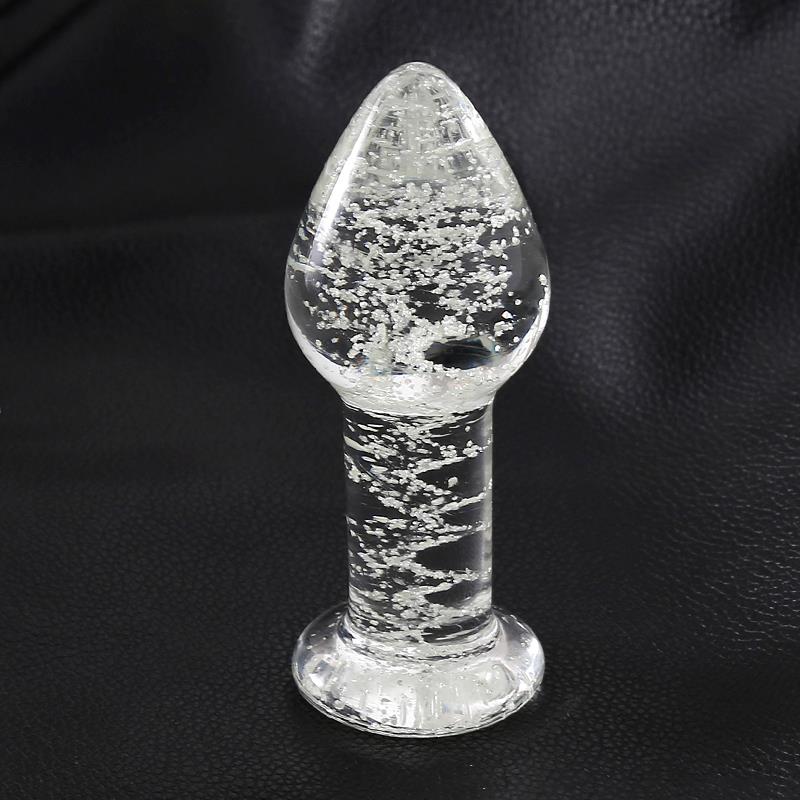 Plug Anal de Cristal que Brilla en la Oscuridad - Imagen 4