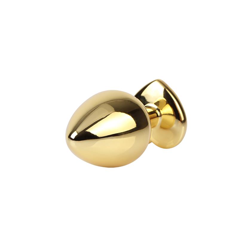 Plug Anal Dorado con Joya Talla M - Imagen 6