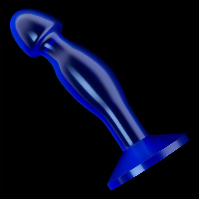 Plug Anal Flawless Azul Transparente 6.5 - Imagen 6