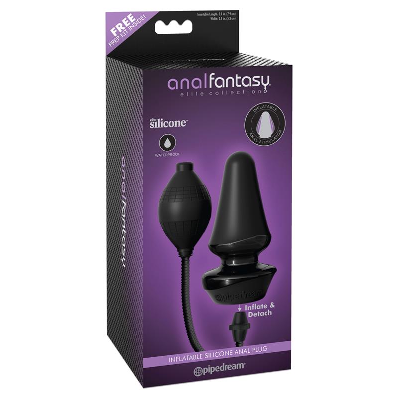 Plug Anal Inflable Color Negro - Imagen 4