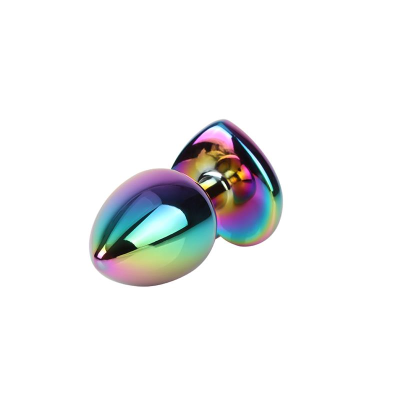 Plug Anal Rainbow Heart Gem Talla S - Imagen 6
