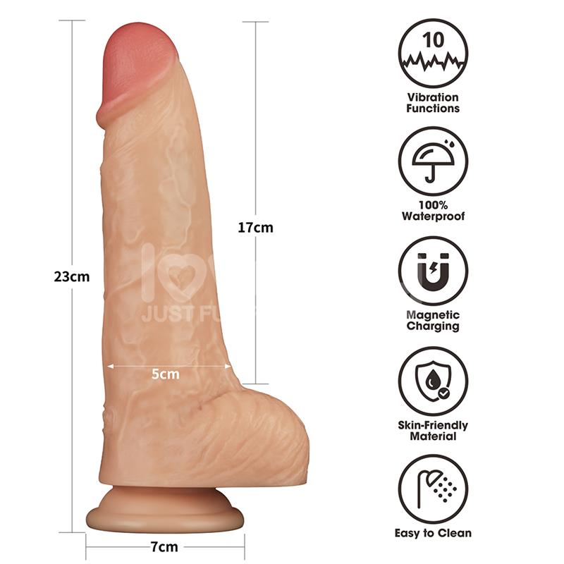 Power Basics Dildo con Vibración 9 - Imagen 15