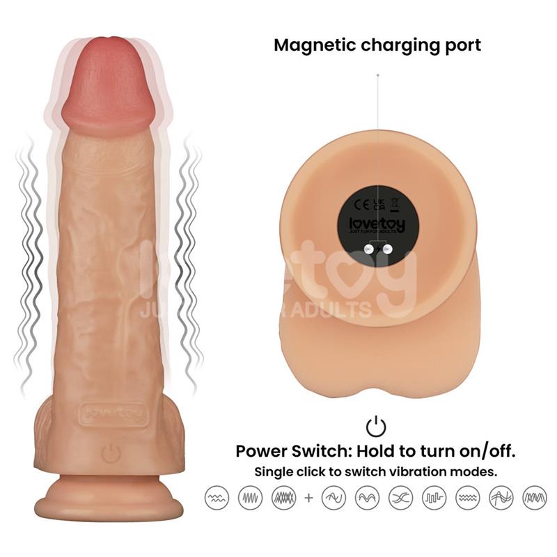Power Basics Dildo con Vibración 9 - Imagen 11