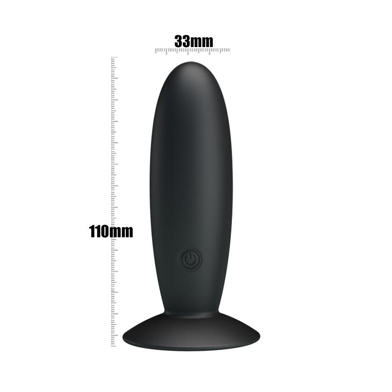 Pretty Love Plug Anal Vibrador Color Negro - Imagen 6